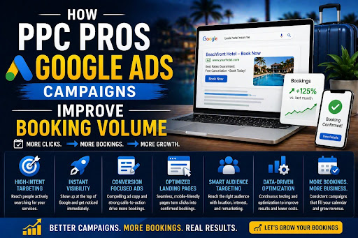 How PPC Pros Google Ads Campaigns Improve Booking Volume