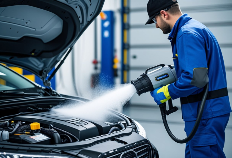 Safe Engine Bay Cleaning How Dry Ice Protects Electrical Components